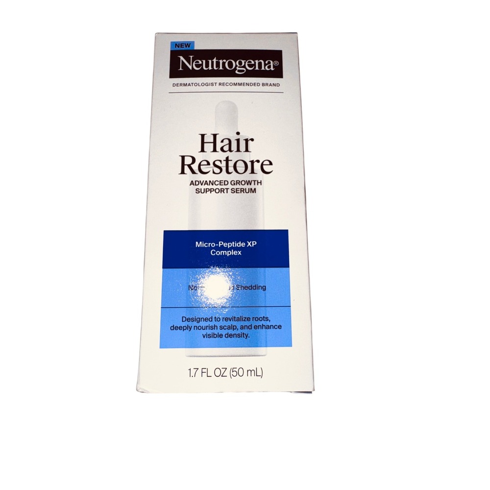 Neutrogena Hair Restore Advanced Growth Support Serum 1.7oz Micro-Peptide XP